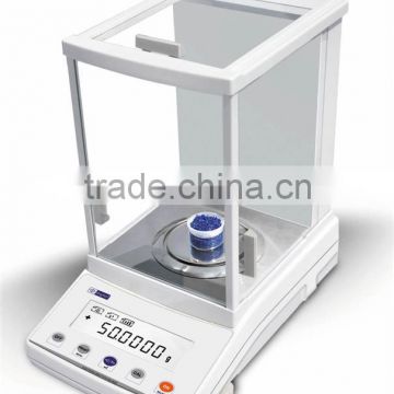 laboratory analytical electronic balance with accuracy 0.1mg