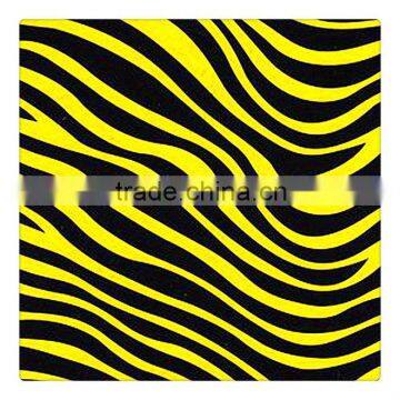 zebra pattern hot transfer foil for leather