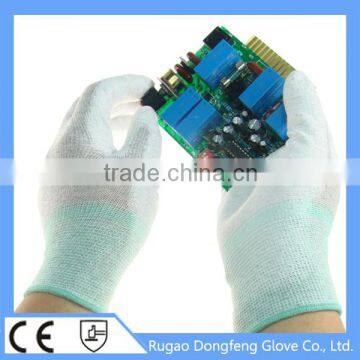 Factory Wholesale ESD / Anti Static Carbon Fiber PU Safety Work Gloves photo-3