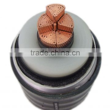 Power Cable 110/220kv Copper Conductor XLPE Insulated Waterproof Lead Sheathed CU/XLPE/Lead