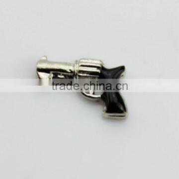 Hot Zinc Alloy Gun Floating Charms