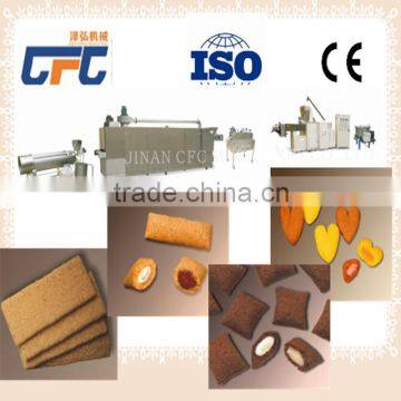 Small scale Stainless steel puffed corn extruder processing line