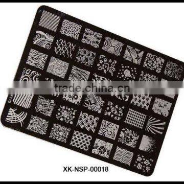 2016 factory price Hot Stamping Plate, Nail Design Plate , custom design hot plate