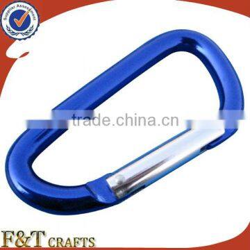 chinese manufacture OEM aluminium spring snap hook shaped carabiner                        
                                                Quality Choice