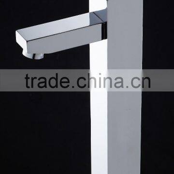 brass high body square basin mixer/high grand faucet