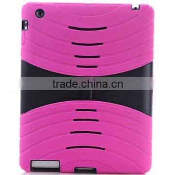 silicon with pc design for ipad mini case