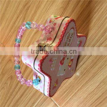 Fashional Star metal tin box with hinge