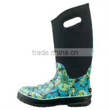 2014 new colorful ladies neoprene boots