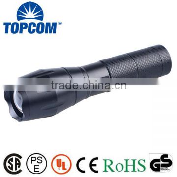 Powerful LED Light Camping Usage USB Rechargeable Flashlight