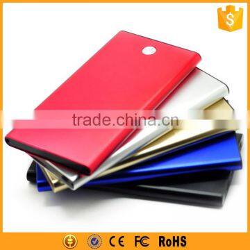 with led light original super slim metal power bank 8000mah