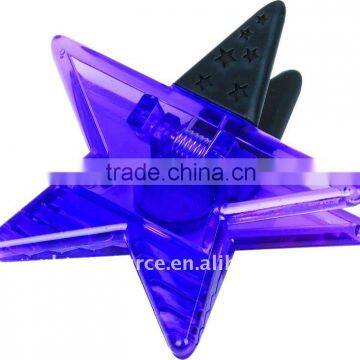 Star Shaped Plastic Magnetic Clip