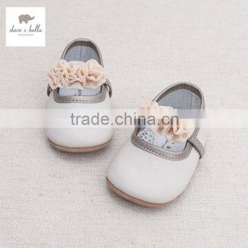 DB3522 dave bella spring summer baby girls sheep skin shoes infant leather shoes toddle pumps girls suede shoes