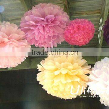 New Party Tissue Paper Pom Poms paper lamp shade paper ball