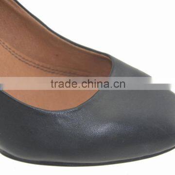 High Quality Cheap Real Leather Ladies High Heel Shoes photo-2