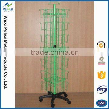 china supplier wire card display rack shelf