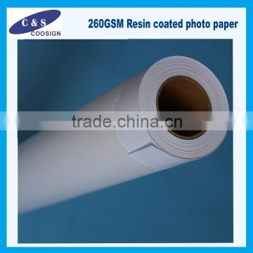 260gsm resin coated photo paper satin