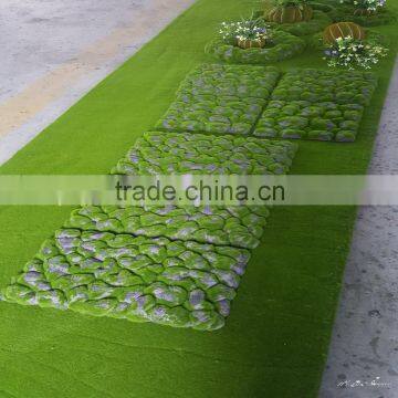 Factory Manufacture Artificial Moss Carpet Grass Mat for Indoor Decor photo-2