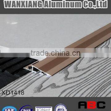 aluminium flooring ramp profile skid resistance tile trim-XD1418