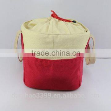 2016 New Design Cooler Bag Cotton Lunch Bag Fashion Drawstring Cooler Bag photo-5