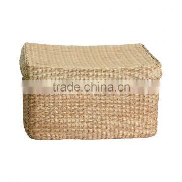 Cute Seagrass Box With Lid, Natural Seagrass Basket With Very Very Cheap Price photo-3