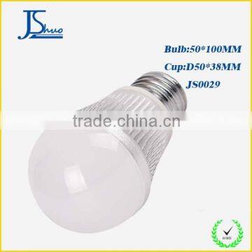 3w E27 pure aluminum housing for LED bulb lamp