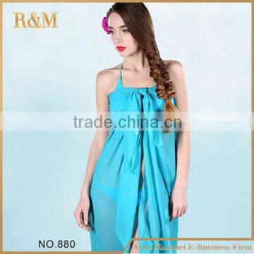 high quality beach chiffon printed pareo