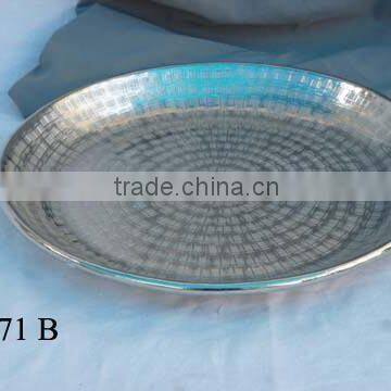 Aluminium Hammered Platters /Bowls/Dishes.