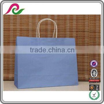 Coloured eco paper shopping bag for stores use