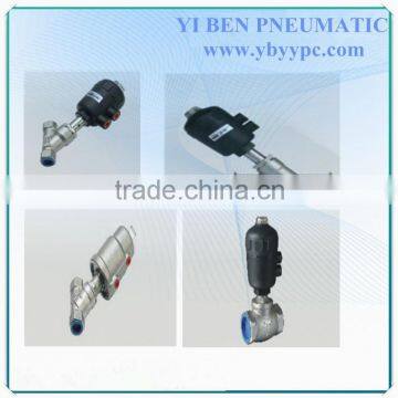 Pneumatic control Angle seat valve with extenal pilot