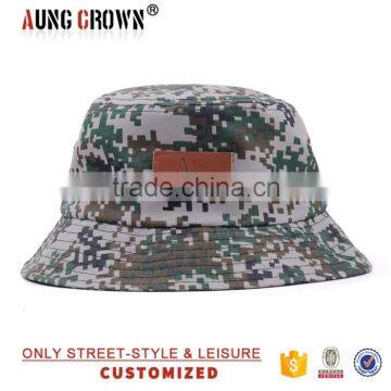 new design custom camo bucket cap