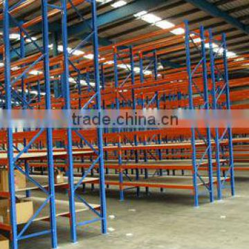 Adjustable powder warehouse steel slotted angle steel shelf ,shelves