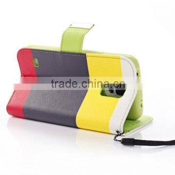 Colorful Hybrid Leather Case for Samsung Galaxy S5 photo-4