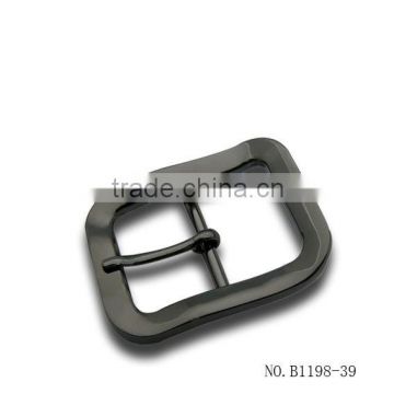 39mm solid zinc alloy gun metal finish buckle