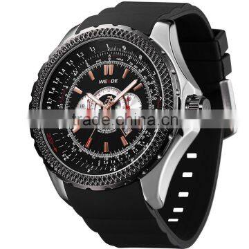 2014 WEIDE Original Diver Watch Unique Design JAPAN Men Quartz Watch Luxury Sports Military Watches Complete Calendar photo-4