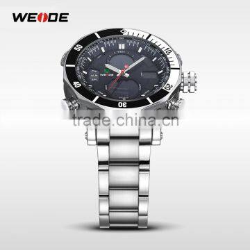 Weide Watches Men Military Wrist Watch Men Quartz Digital Stainless Steel Back Water Resistant Watches photo-4