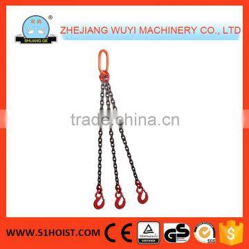 G80 Alloy Steel three Legs Rigging Chain sling