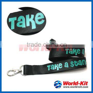 2016 hot selling high quality Nylon custom logo lanyards