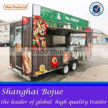 2015 hot sales best quality lunch food cart food cart with awning overseas food cart