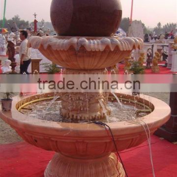 yellow marble fountain, and granite stone crafts, elephant garden fountain