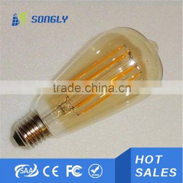 NEW 2200K soft white dimmable LED vintage filament bulb A19 edison filament bulb E27 base Best led filament bulb                        
                                                Quality Choice