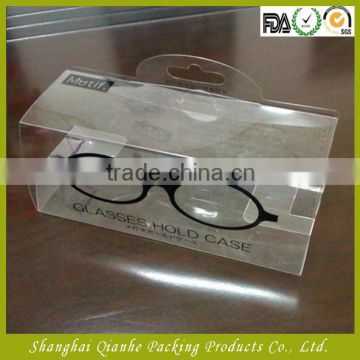 Plastic eyewear packaging box