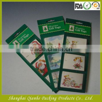 Paper folding card,gift tag card made in China