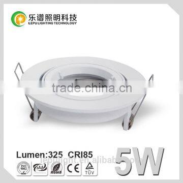 Bright gu10 gu5.3 mr16 dimmable white 5w cob led profile spotlight for ceiling