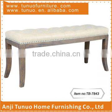 Bench&chair,Waiting room use,Wooden,Long,buttons on seat,nails around,TB-7843