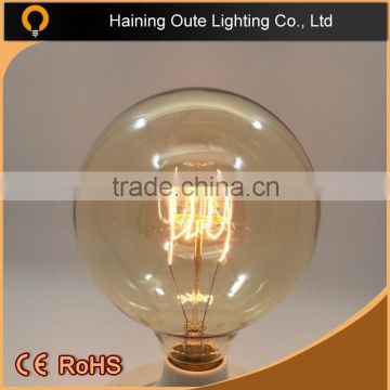 230V 25W 60W G125 Quad loop Filament Decorative lamps Edison Bulb,Decorative edison lamp