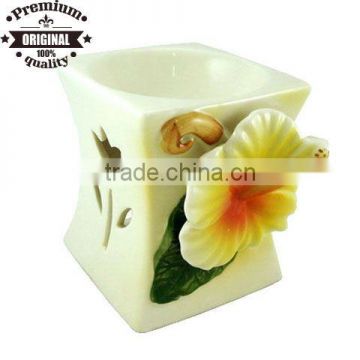 Hibiscus Flower ceramic aroma oil burner