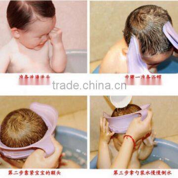 High Quality Adjustable Baby Shower Cap/baby Shampoo Hats/shower Cap photo-4