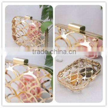 Shiny Gold Metal Box Frame, High Quality Metal Frame, Fashion Metal Frame photo-2