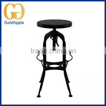 Wholesale low price Vintage Industrial Metal Bar Stool chair stool