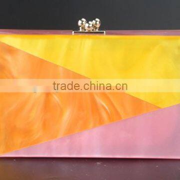 ladies acrylic clutch purse